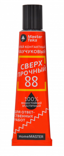 Клей контактный каучуковый MasterTeks HomeMaster 88 сверхпрочный 40 мл
