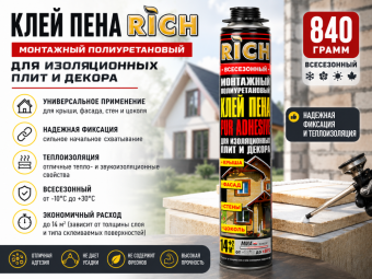 Клей пена 840гр РИЧ