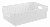 Корзинка "Вязь"  7,5л 350х 245х105мм (белый) (13)