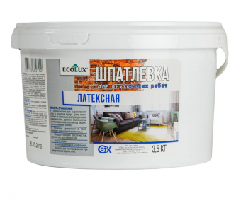 Шпатлёвка латексная 3,5 кг ECOLUХ