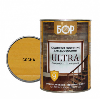 Защитная пропитка для древесины СОСНА 0.75 кг Ultra БОР (14)