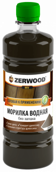 Морилка водная мокко 0,5 л (6) ZERWOOD 