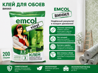Клей для обоев EMCOL Винил 200 гр