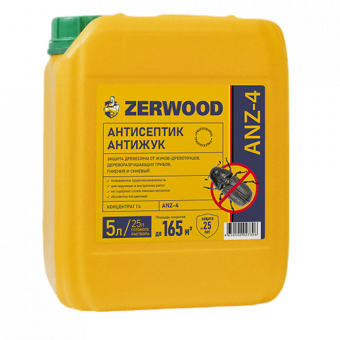 Антисептик антижук ANZ-4  5 л ZERWOOD 