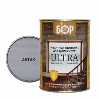 Защитная пропитка для древесины АНТИК 0,75 кг Ultra БОР (14)