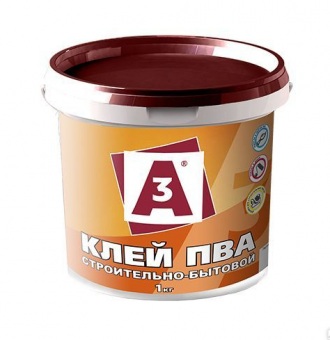 Клей ПВА строительно-бытовой 1 кг (12) А3
