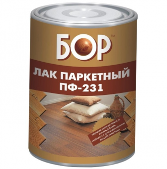 Лак паркетный ПФ-231 0,8 кг (14) БОР