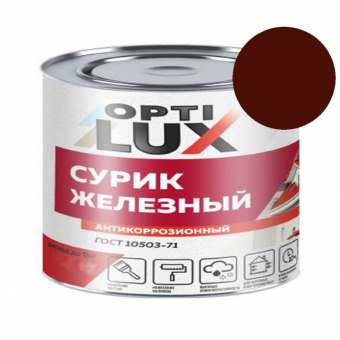 Сурик МА-15 красно-коричневый 1,9 кг Оптилюкс (6) 