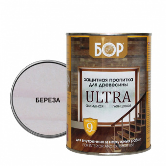 Защитная пропитка для древесины БЕРЕЗА 0,75 кг Ultra БОР (4)